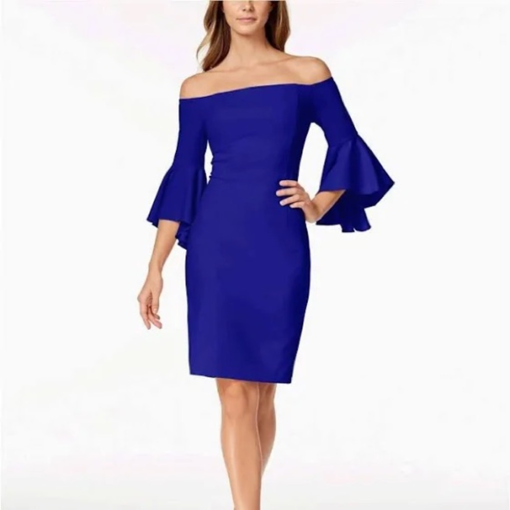 Calvin Klein off shoulder dress